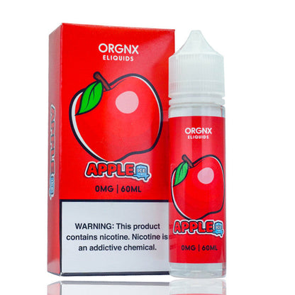 ORGNX Series E-Liquid 60mL (Freebase) | Apple Ice with packaging