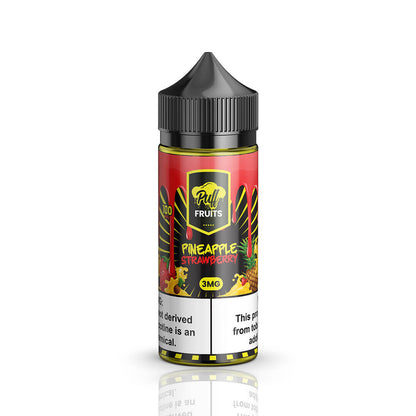 Puff Fruits Series E-Liquid 100mL (Freebase) | Pineapple Strawberry