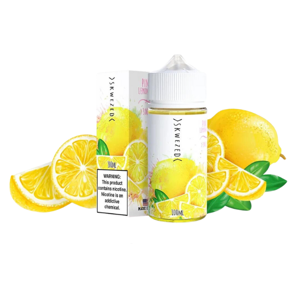 Skwezed 100mL E-Liquid Series (Freebase) | Pink Lemonade with packaging
