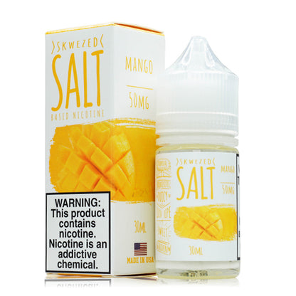 Skwezed Salt Series E-Liquid 30mL (Salt Nic) Mango with Packaging
