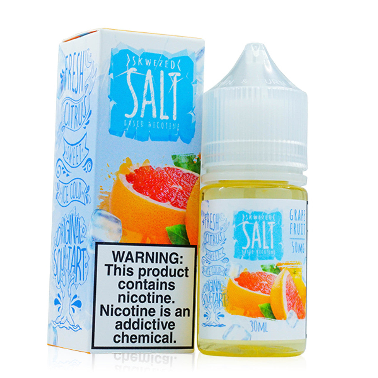 Skwezed Salt Series E-Liquid 30mL (Salt Nic) Grapefruit Ice with Packaging