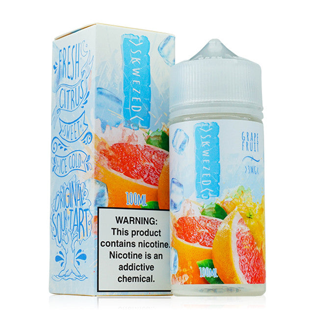 Skwezed 100mL E-Liquid Series (Freebase) | Grape Fruit Ice with packaging
