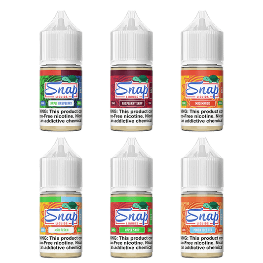 Snap Liquids Salt Series E-Liquid 30mL (Salt Nic) | Group Photo