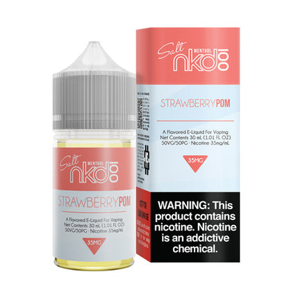 Naked TFN Salt Series E-Liquid 30mL (Salt Nic) Strawberry Pom Brain Freezewith Packaging