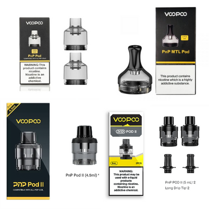 VooPoo PnP Pods (2-Pack) (For Drag X/Drag S/PnP Pod Tank)