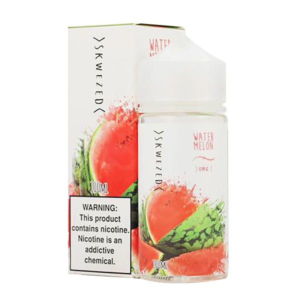 Skwezed 100mL E-Liquid Series (Freebase) | Watermelon with packaging