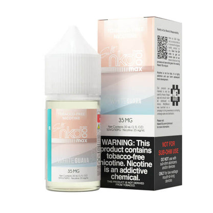 Naked MAX TFN Salt Series E-Liquid 30mL (Salt Nic) Max White Guava Ice with Packaging