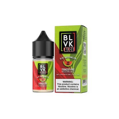 BLVK ALOE TFN Salt Series E-Liquid 30mL (Salt Nic) | Aloe Watermelon with Packaging