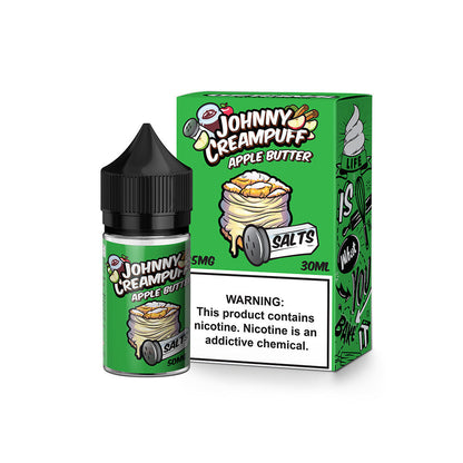 Tinted Brew Johnny Creampuff TFN Salt Series E-Liquid 30mL | Apple Butter with packaging