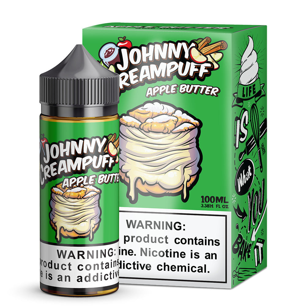 Tinted Brew Johnny Creampuff TFN Series E-Liquid 100mL | Apple Butter with packaging
