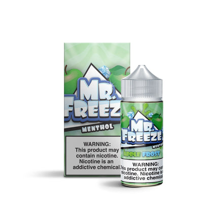 Mr. Freeze TFN Series E-Liquid 100mL (Freebase) | Apple Frost with packaging