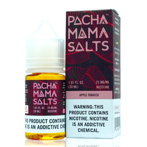 Pachamama TFN Salt Series E-Liquid 30mL (Salt Nic) | Apple Tobacco with packaging
