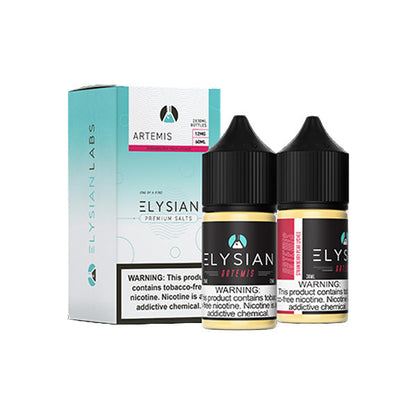 Elysian Salt Series E-Liquid x2-30mL (Salt Nic) | Artemis with packaging