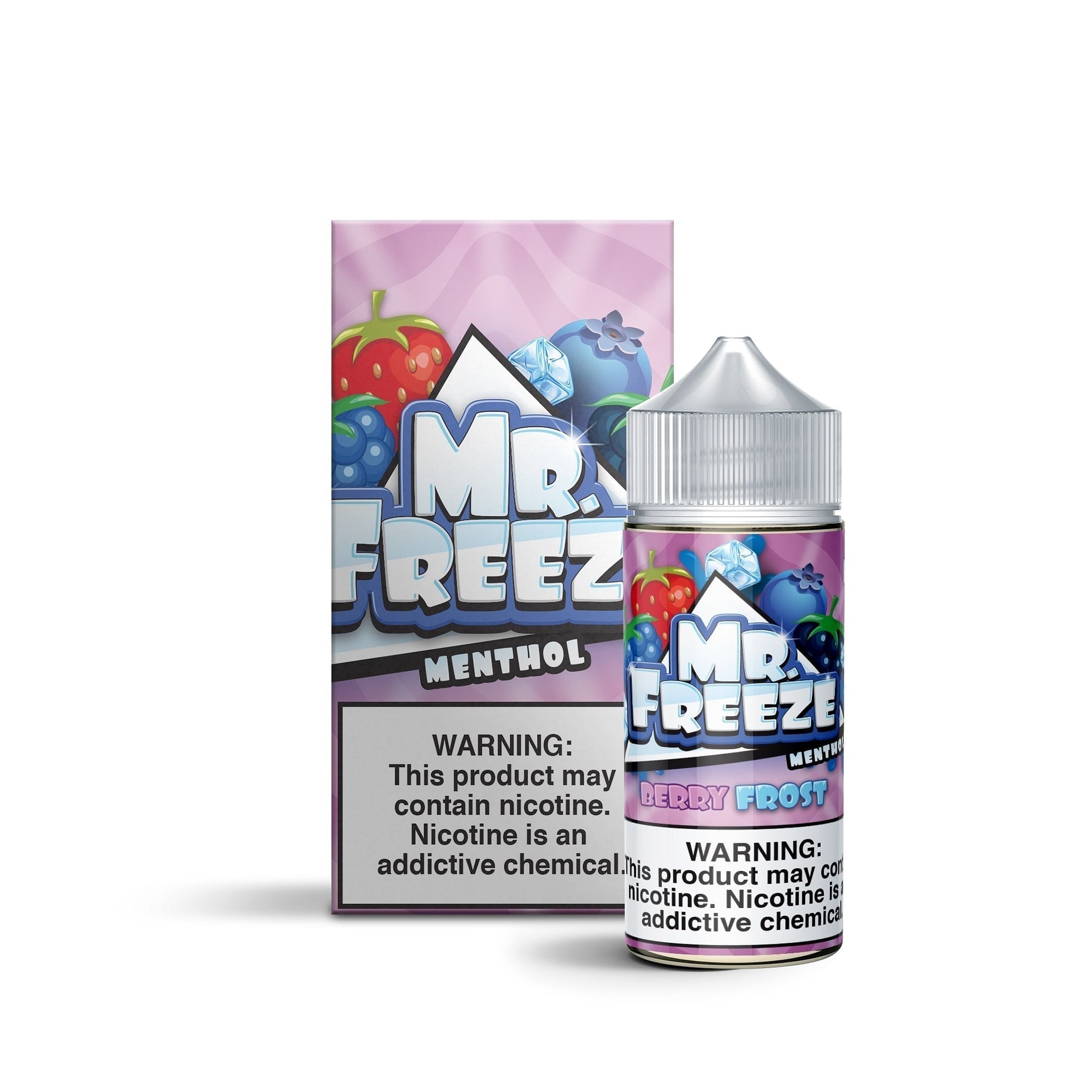 Mr. Freeze TFN Series E-Liquid 100mL (Freebase) | Berry Frost with packaging