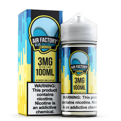 Air Factory TFN Series E-Liquid 100mL (Freebase) | Blue Razzberry Lemonade with packaging