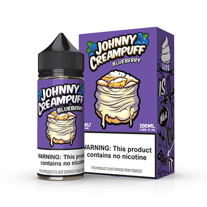 Tinted Brew Johnny Creampuff TFN Series E-Liquid 100mL | Blueberry with packaging