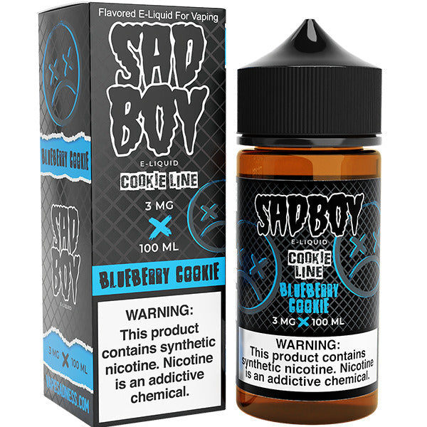 Sadboy Series E-Liquid 100mL | Blueberry Cookie with Packaging