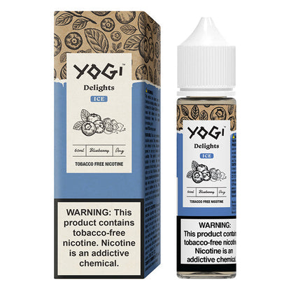 Yogi Delights TFN Series E-Liquid 60mL | Blueberry Ice with packaging