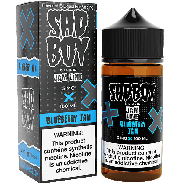 Sadboy Series E-Liquid 100mL | Blueberry Jam with Packaging