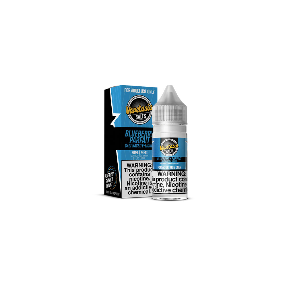 Vapetasia Salt Series E-Liquid 30mL | Blueberry Parfait with Packaging