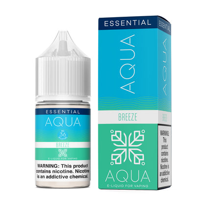 Aqua Salt Series E-Liquid 30mL (Salt Nic) |  Breeze with packaging