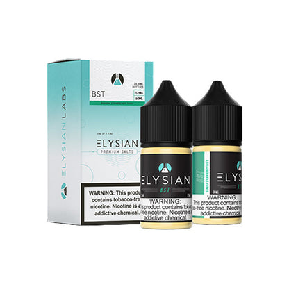 Elysian Salt Series E-Liquid x2-30mL (Salt Nic) | BST with packaging