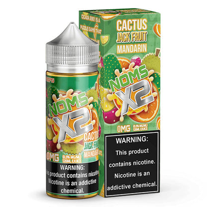 Nomenon and Freenoms Series E-Liquid 120mL (Freebase) | Cactus Jackfruit Mandarin with packaging