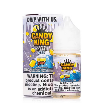Candy King on Salt Series E-Liquid 30mL (Salt Nic) Lemon Drops Iced with Packaging