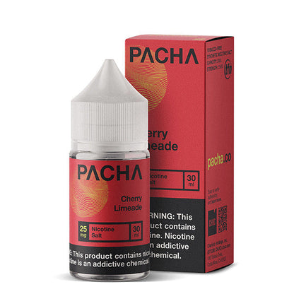 Pachamama TFN Salt Series E-Liquid 30mL (Salt Nic) | Cherry Limeade with packaging
