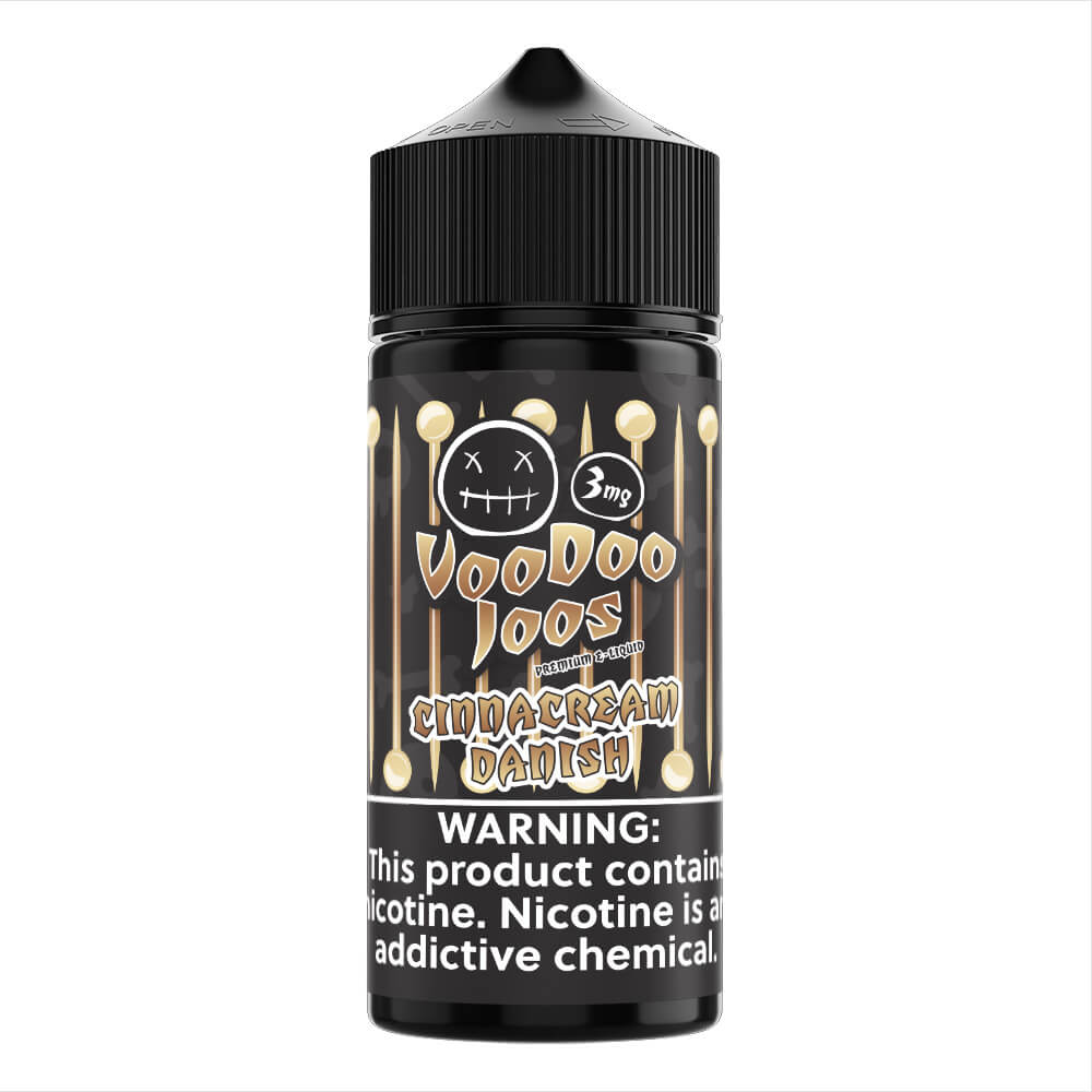 Voodoo Joos Series E-Liquid 100mL (Freebase) | Cinna Cream Danish