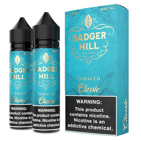 Badger Hill Reserve Series E-Liquid x2-60mL | Classic with packaging
