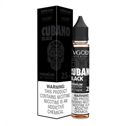 VGOD Salt Series E-Liquid 30mL | Cubano Black with packaging