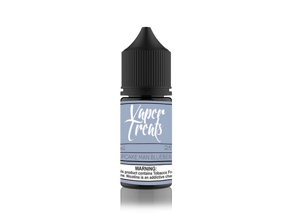Vaper Treats Salt Series E-Liquid 30mL | Cupcake Man Blueberry Bottle