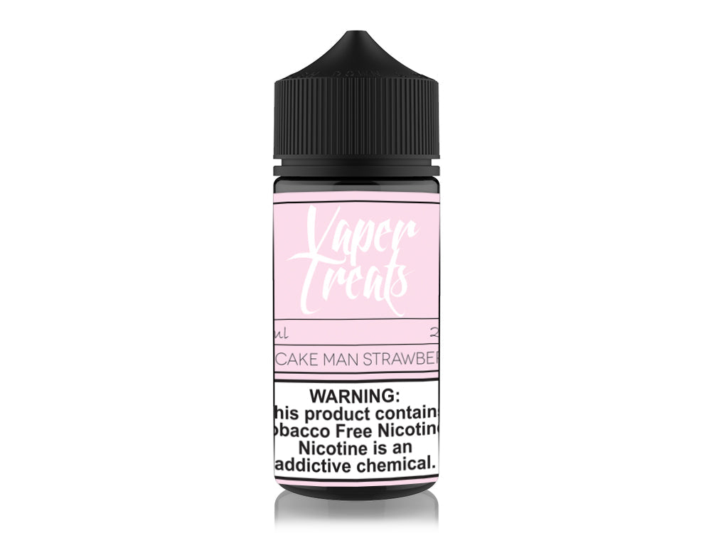 Vaper Treats Series E-Liquid 100mL | Cupcake Man Strawberry Bottle