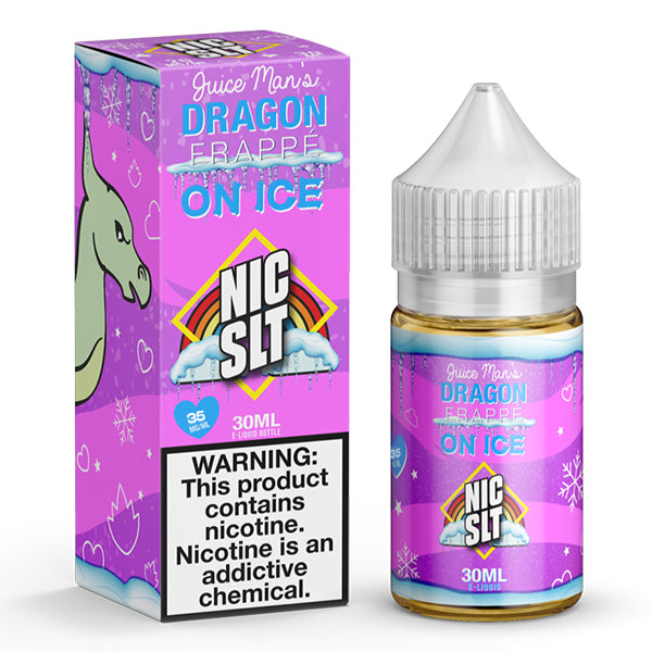 Juice Man Salt Series E-Liquid 30mL (Salt Nic) | Dragon Frappe On Ice with packaging