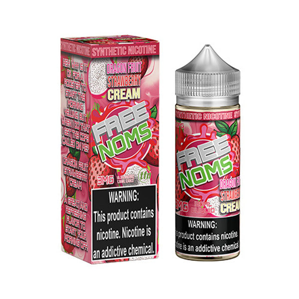 Nomenon and Freenoms Series E-Liquid 120mL (Freebase) | Dragonfruit Strawberry Cream with packaging
