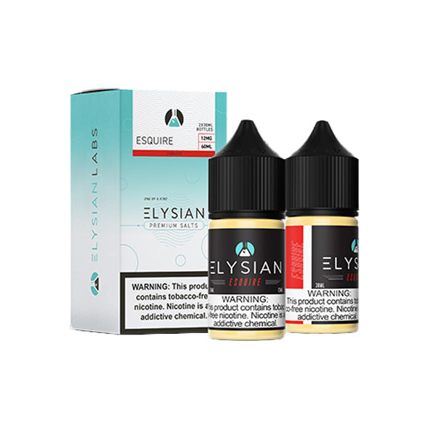 Elysian Salt Series E-Liquid x2-30mL (Salt Nic) | Esquire with packaging