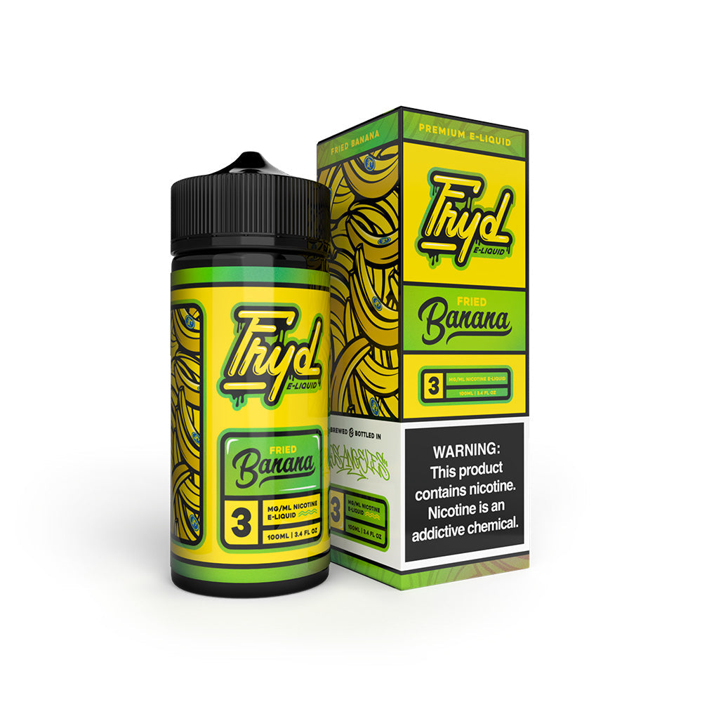 FRYD Series E-Liquid 100mL | Fried Banana with packaging