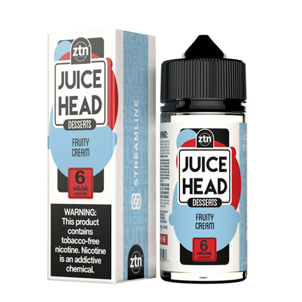 Juice Head Series E-Liquid 3mg | 100mL (Freebase) Fruity Cream with Packaging