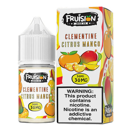 Frusion E-Juice 30mL (Salts) | Clementine Citrus Mango with packaging
