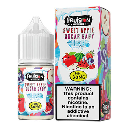 Frusion E-Juice 30mL (Salts) | Sweet Apple Sugar Baby with packaging