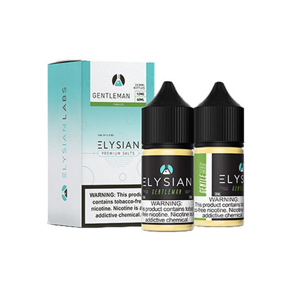 Elysian Salt Series E-Liquid x2-30mL (Salt Nic) | Gentleman with packaging