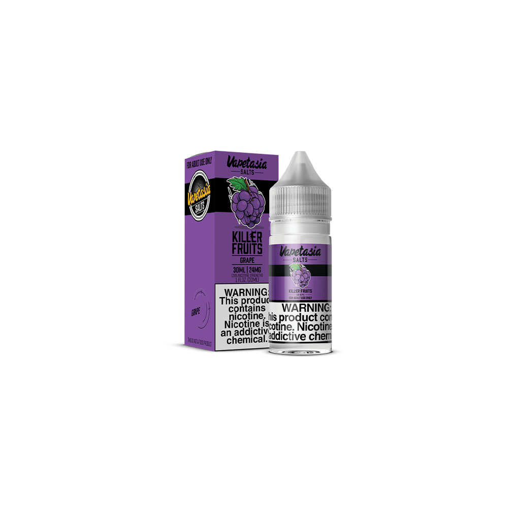 Vapetasia Salt Series E-Liquid 30mL | Killer Fruits Grape with Packaging