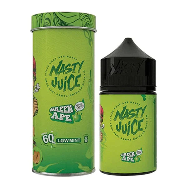 Nasty Juice E-Liquid 60mL (Freebase) | Green Apple with Packaging