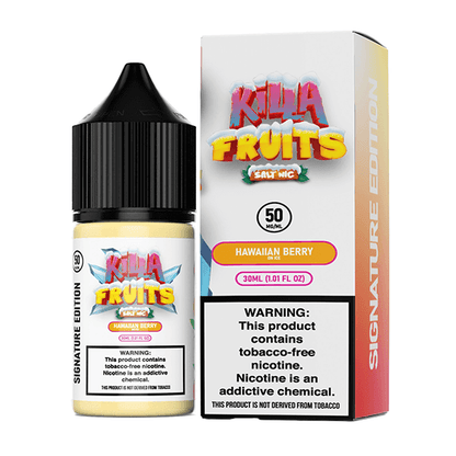 Killa Fruits Signature TFN Series E-Liquid 100mL (Freebase) | Hawaiian Berry on Ice with packaging