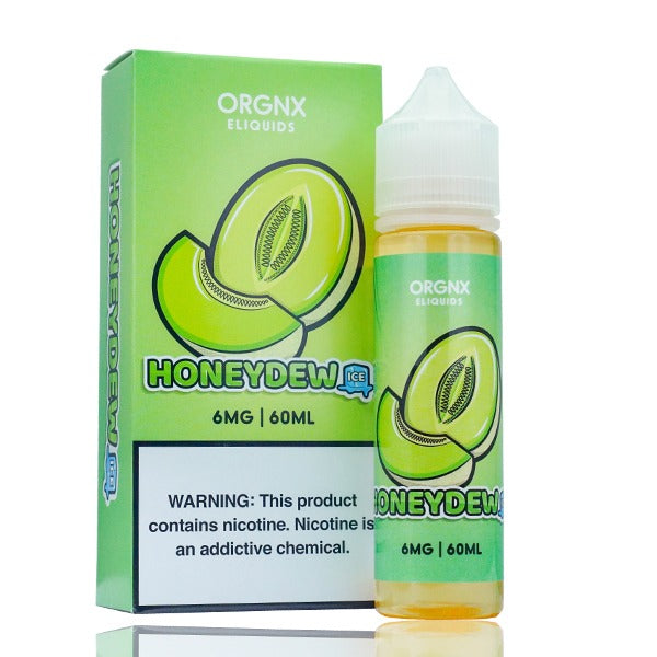 ORGNX Series E-Liquid 60mL (Freebase) | Honeydew Ice with packaging