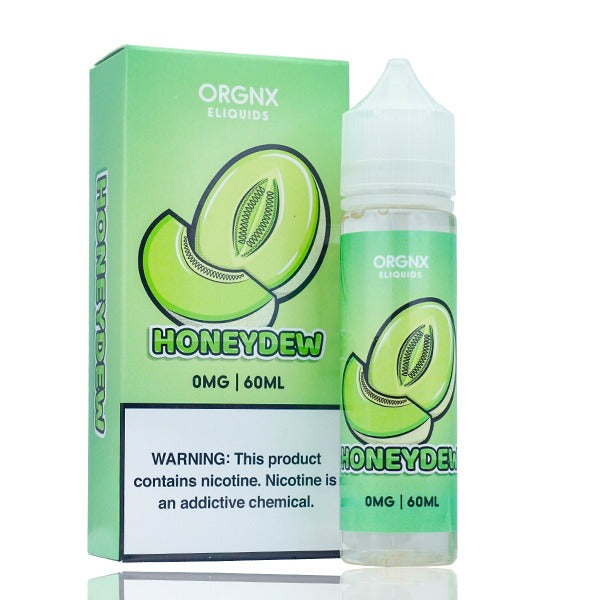 ORGNX Series E-Liquid 60mL (Freebase) | Honeydew with packaging