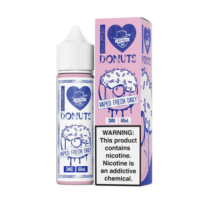 Mad Hatter I Love Series E-Liquid 3mg | 60mL (Freebase) I Love Donuts with Packaging
