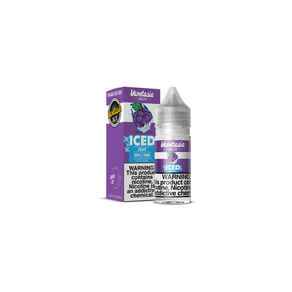 Vapetasia Salt Series E-Liquid 30mL | Iced Grape with Packaging