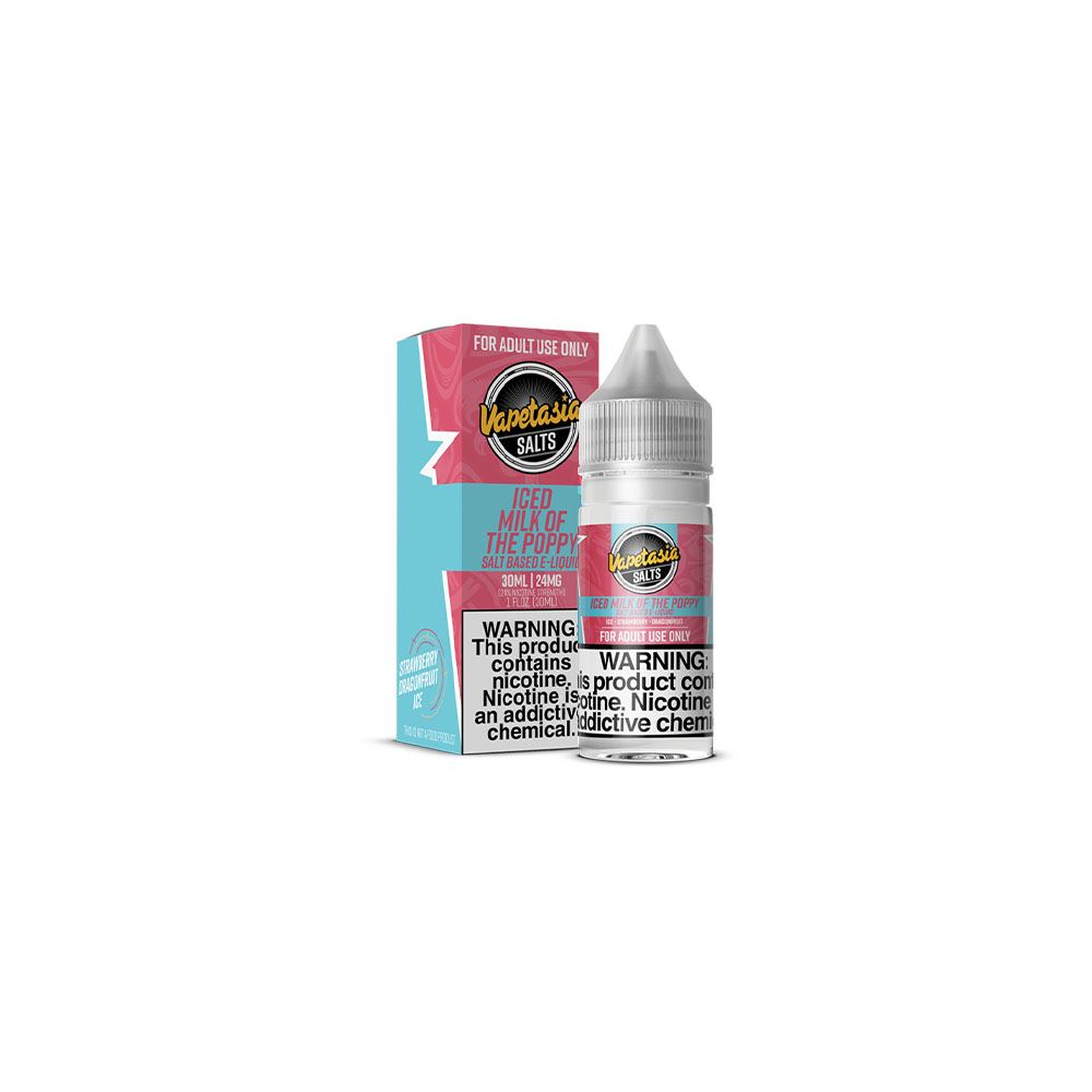 Vapetasia Salt Series E-Liquid 30mL | Iced milk of the poppy with Packaging